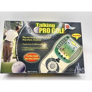 Talking Pro Golf Game Model 383 Excalibur Handheld Sounds Works Great !!!! Clean